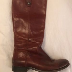 Brown Leather Frye Boots